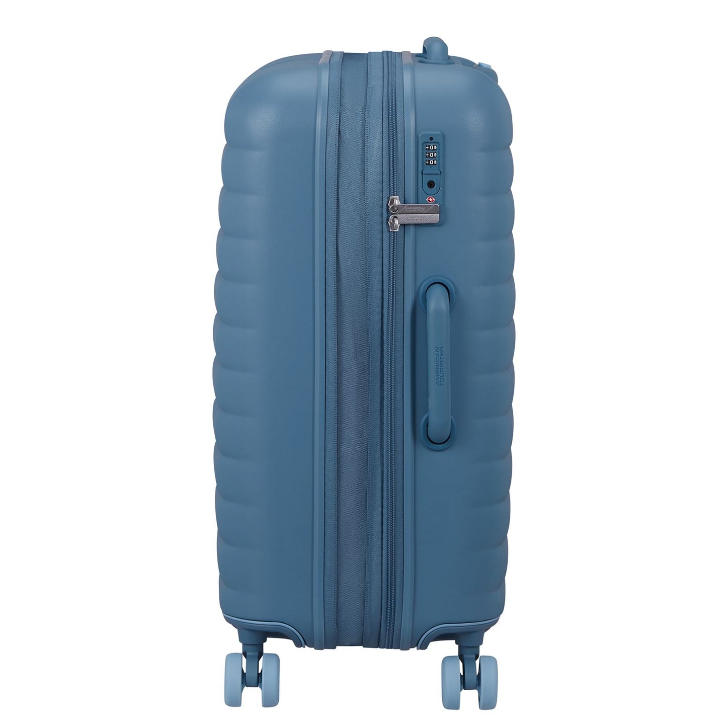 American Tourister Neovibe Spinner 67 cm - Uitbreidbaar 66/74 liter - 67x46x27/30 cm - steel blue