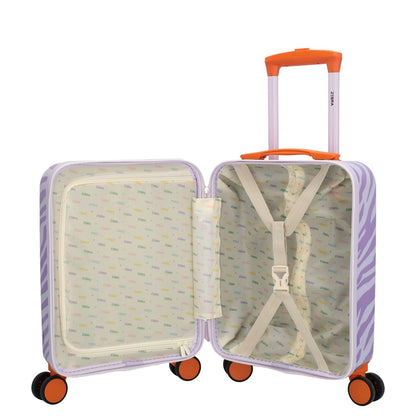 Zebra Trends Travel Kinderkoffer lila zebra
