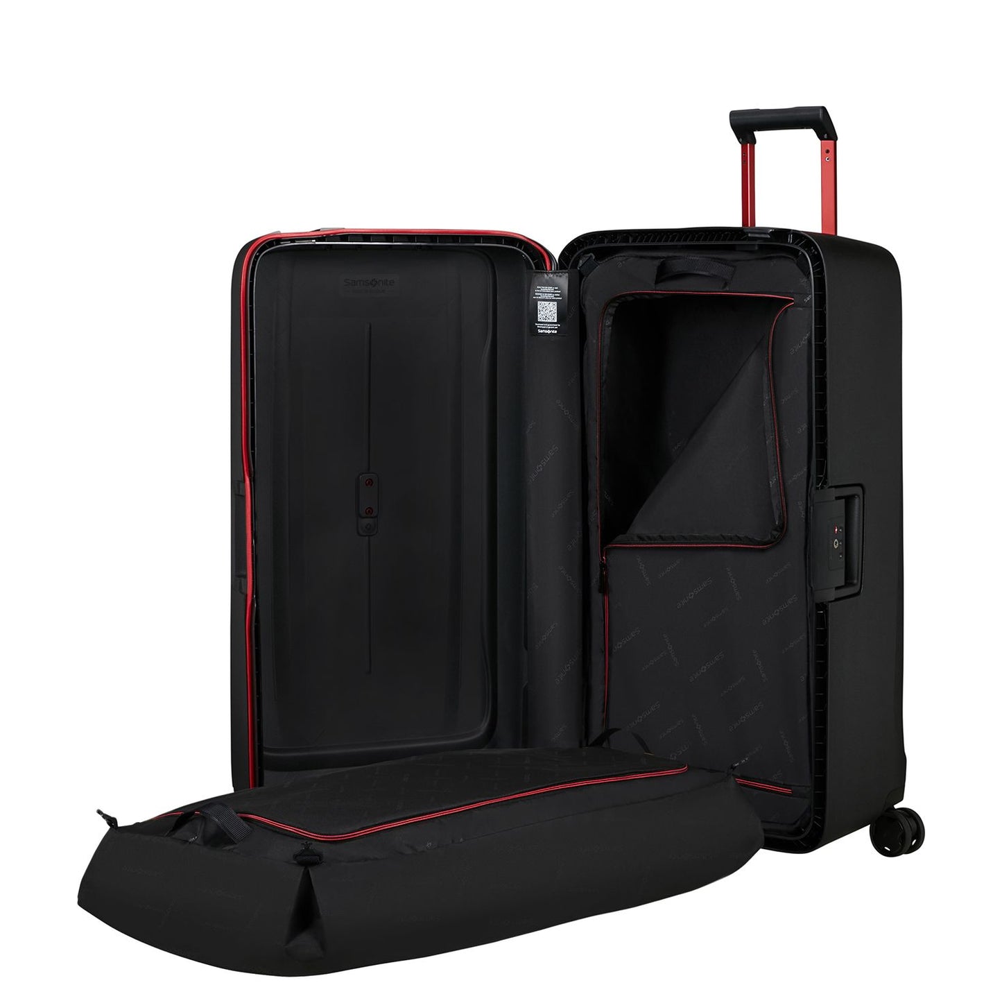 Samsonite Essens Spinner Trunk 80 cm - 110 liter - 80x43x37 cm - charcoal/red