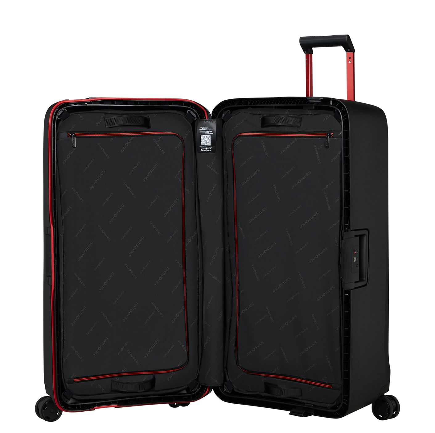 Samsonite Essens Spinner Trunk 80 cm - 110 liter - 80x43x37 cm - charcoal/red