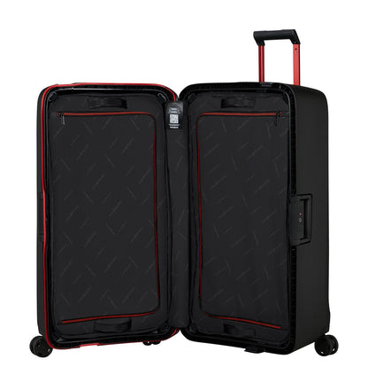 Samsonite Essens Spinner Trunk 80 cm - 110 liter - 80x43x37 cm - charcoal/red