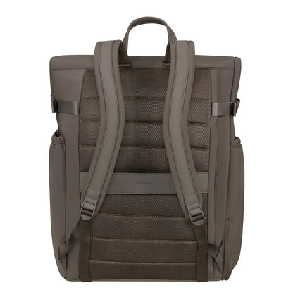 Samsonite Essentis Laptop Rolltop Backpack - 30.5 liter - 15.6" laptopvak - dark taupe