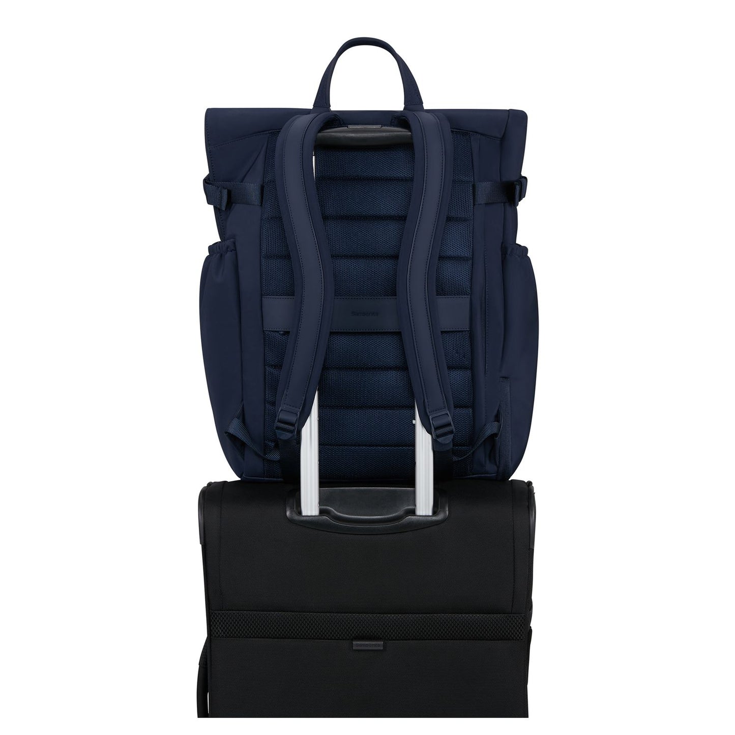 Samsonite Essentis Laptop Rolltop Backpack - 30.5 liter - 15.6" laptopvak - navy blue