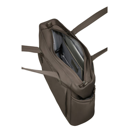 Samsonite Essentis Laptop Tote Bag - 18.5 liter - 14.1" laptopvak - dark taupe