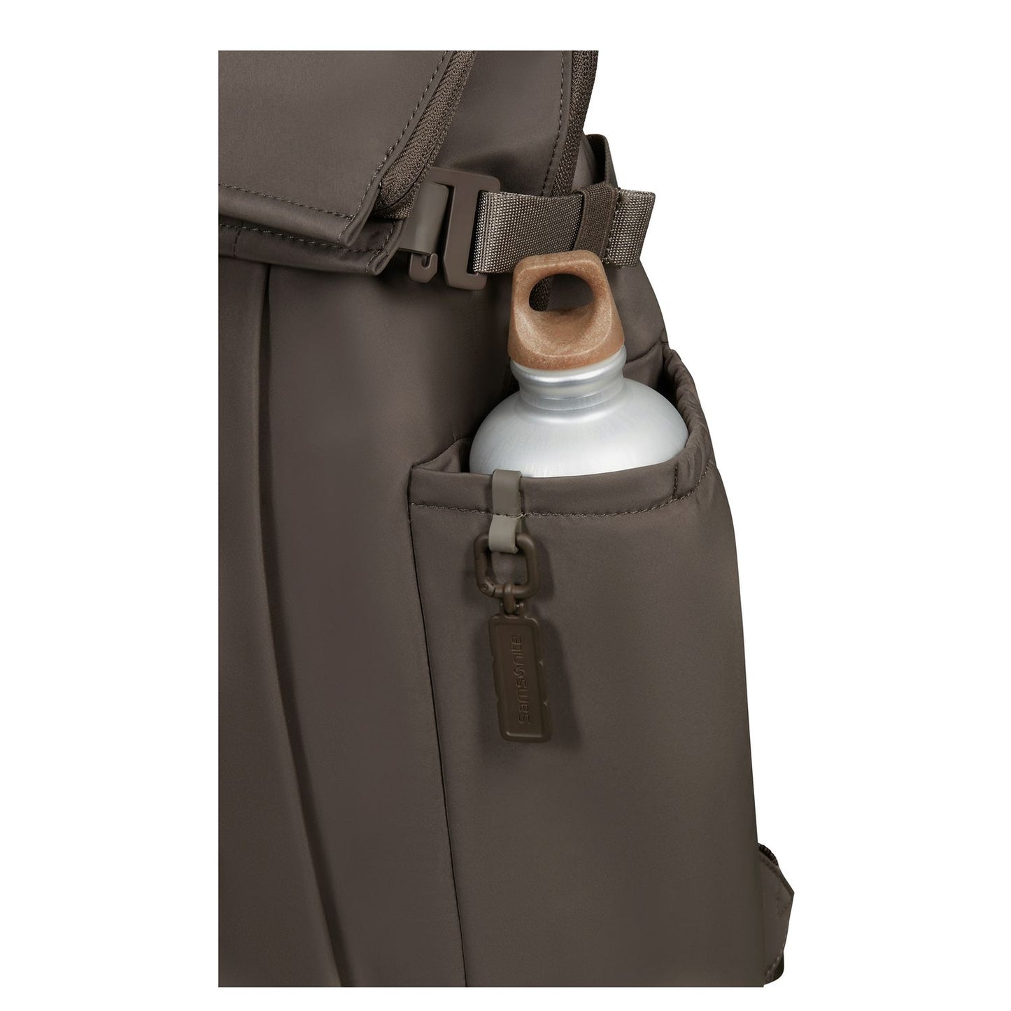 Samsonite Essentis Laptop Rolltop Backpack - 30.5 liter - 15.6" laptopvak - dark taupe