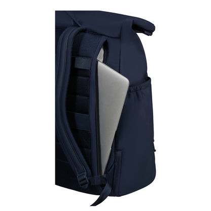 Samsonite Essentis Laptop Rolltop Backpack - 30.5 liter - 15.6" laptopvak - navy blue