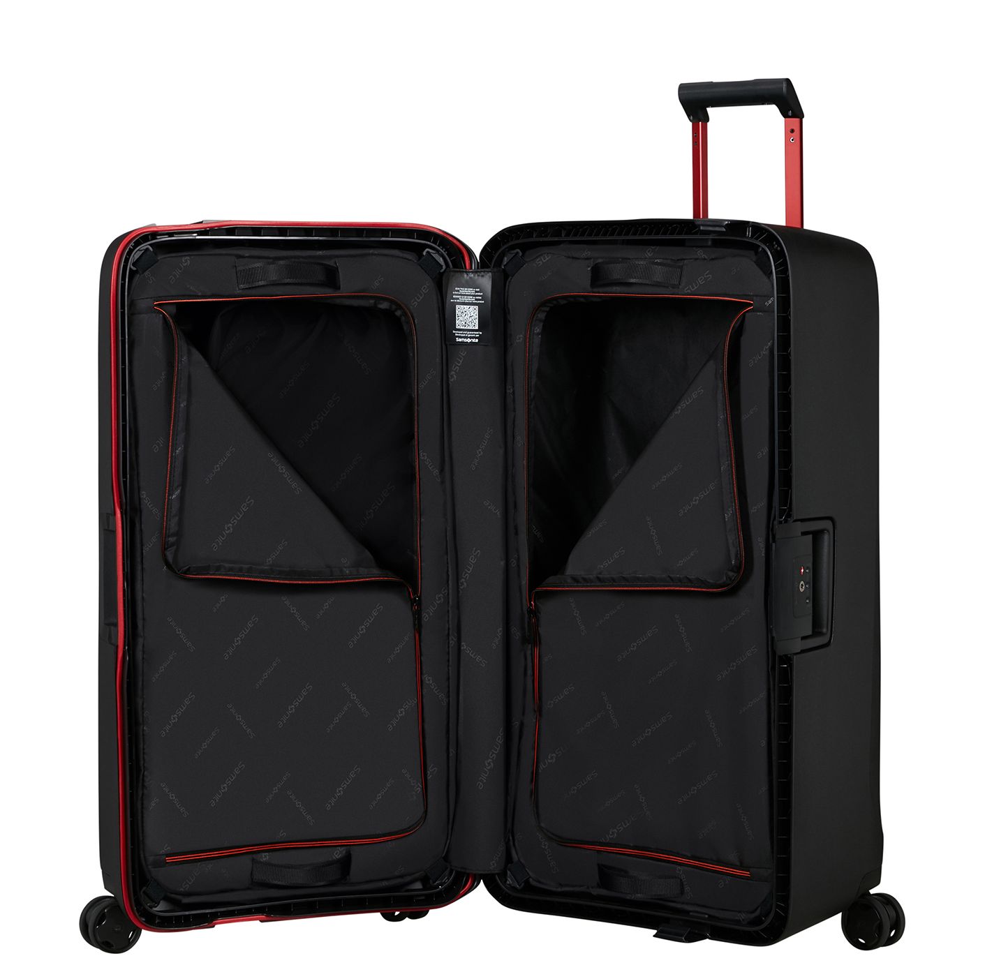 Samsonite Essens Spinner Trunk 80 cm - 110 liter - 80x43x37 cm - charcoal/red