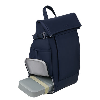 Samsonite Essentis Laptop Rolltop Backpack - 30.5 liter - 15.6" laptopvak - navy blue