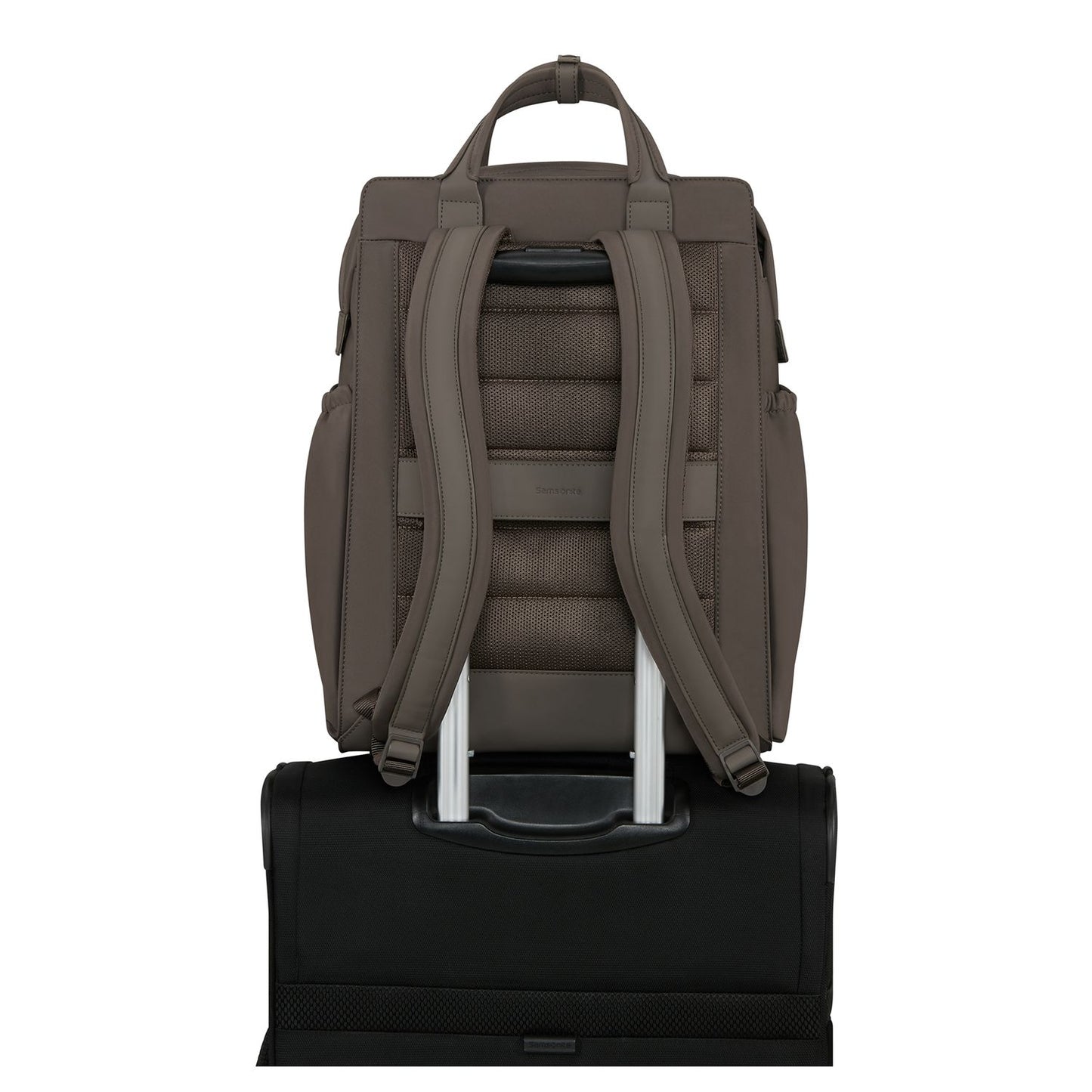 Samsonite Essentis Laptop Backpack - 16.5 liter - 14"laptopvak - dark taupe