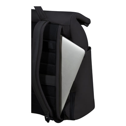 Samsonite Essentis Laptop Rolltop Backpack - 30.5 liter - 15.6" laptopvak - black