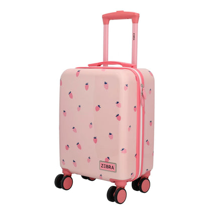 Zebra Trends Travel Kinderkoffer aardbei