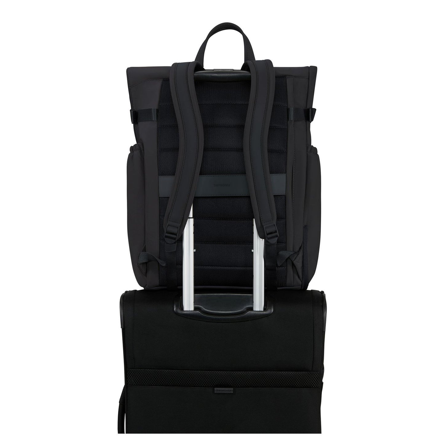 Samsonite Essentis Laptop Rolltop Backpack - 30.5 liter - 15.6" laptopvak - black