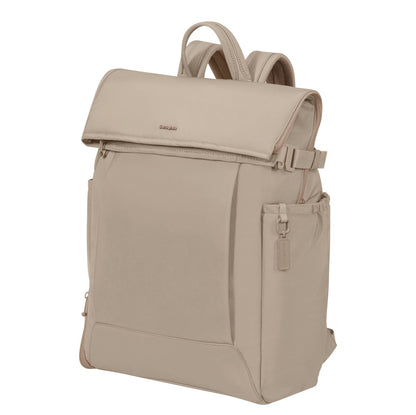 Samsonite Essentis Laptop Rolltop Backpack - 30.5 liter - 15.6" laptopvak - sandstone