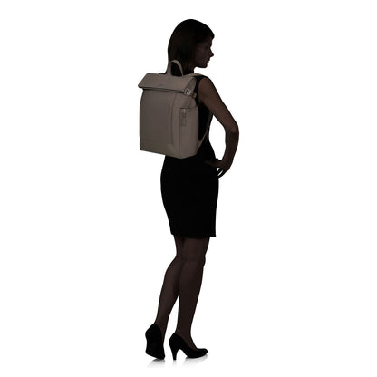 Samsonite Essentis Laptop Rolltop Backpack - 30.5 liter - 15.6" laptopvak - dark taupe