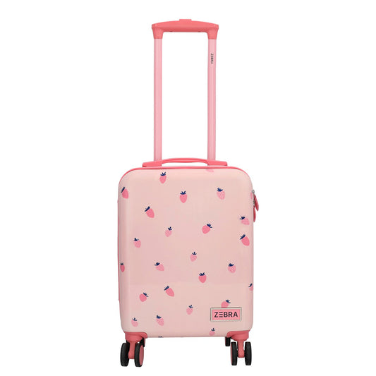 Zebra Trends Travel Kinderkoffer aardbei