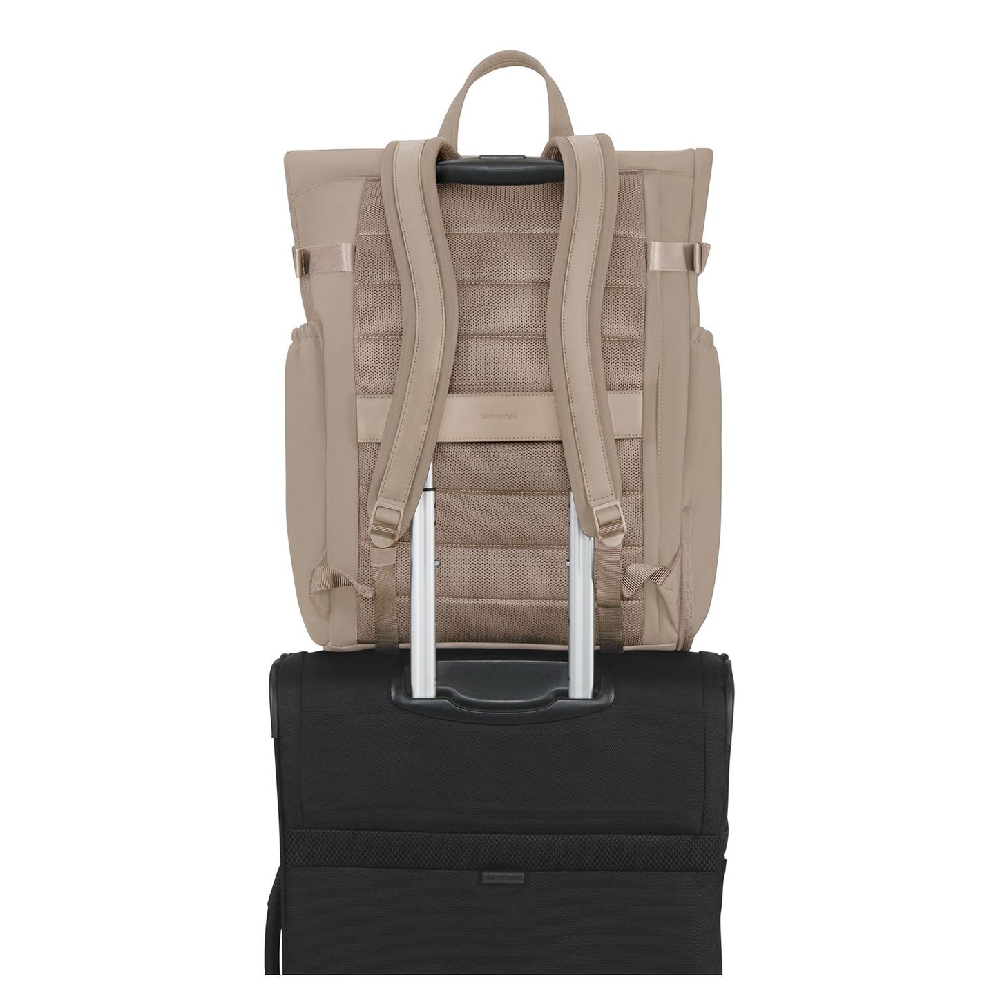 Samsonite Essentis Laptop Rolltop Backpack - 30.5 liter - 15.6" laptopvak - sandstone