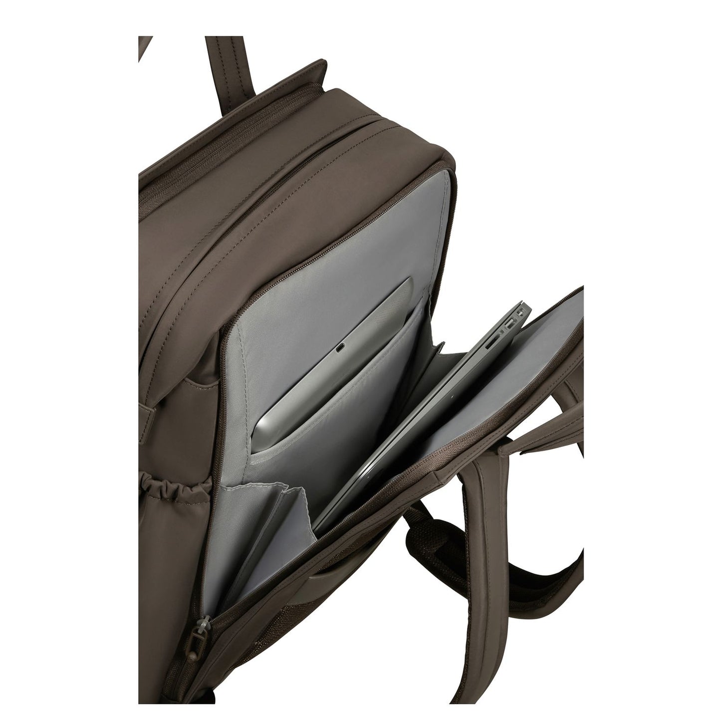 Samsonite Essentis Laptop Backpack - 16.5 liter - 14"laptopvak - dark taupe