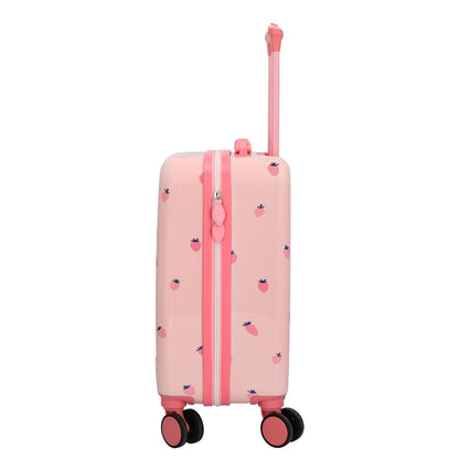 Zebra Trends Travel Kinderkoffer aardbei