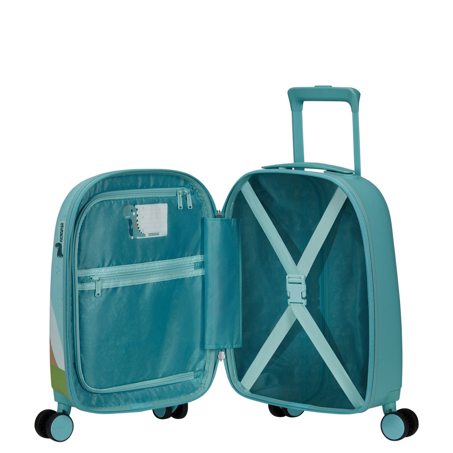 American Tourister Wondertrips Handbagage Spinner 47 cm - 43 liter - 47x33x22 cm - dino