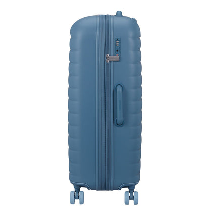 American Tourister Neovibe Spinner 78 cm - Uitbreidbaar 96/106 liter - 77x51x30/33 cm - steel blue