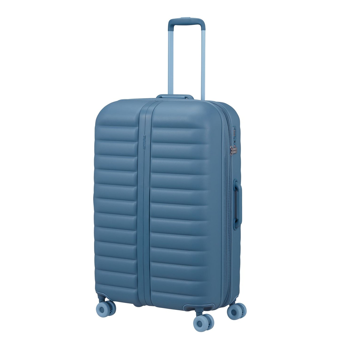 American Tourister Neovibe Spinner 78 cm - Uitbreidbaar 96/106 liter - 77x51x30/33 cm - steel blue