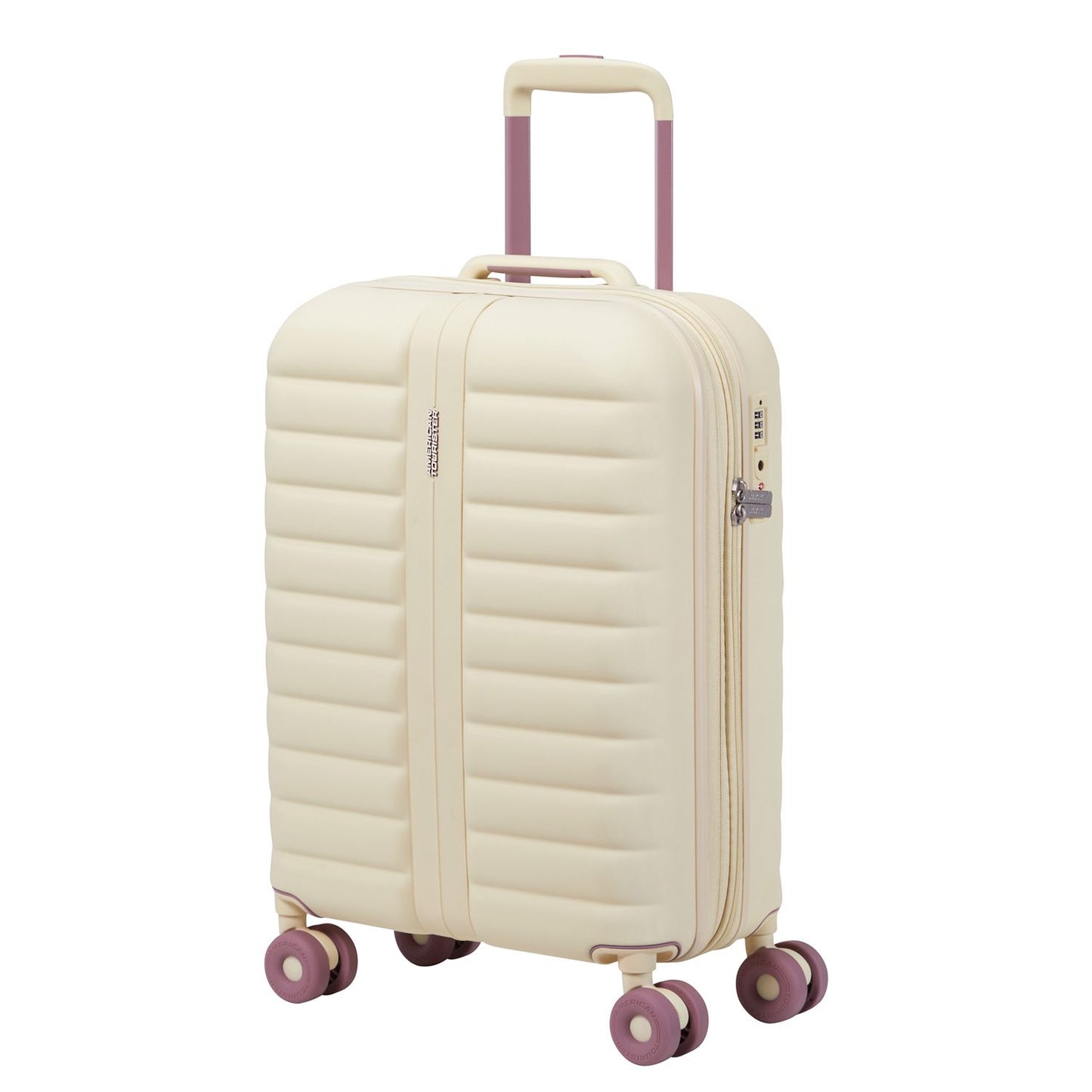 American Tourister Neovibe Handbagage Spinner 55 cm - Uitbreidbaar 37/43 liter - 55x40x20/23 cm - summer sand