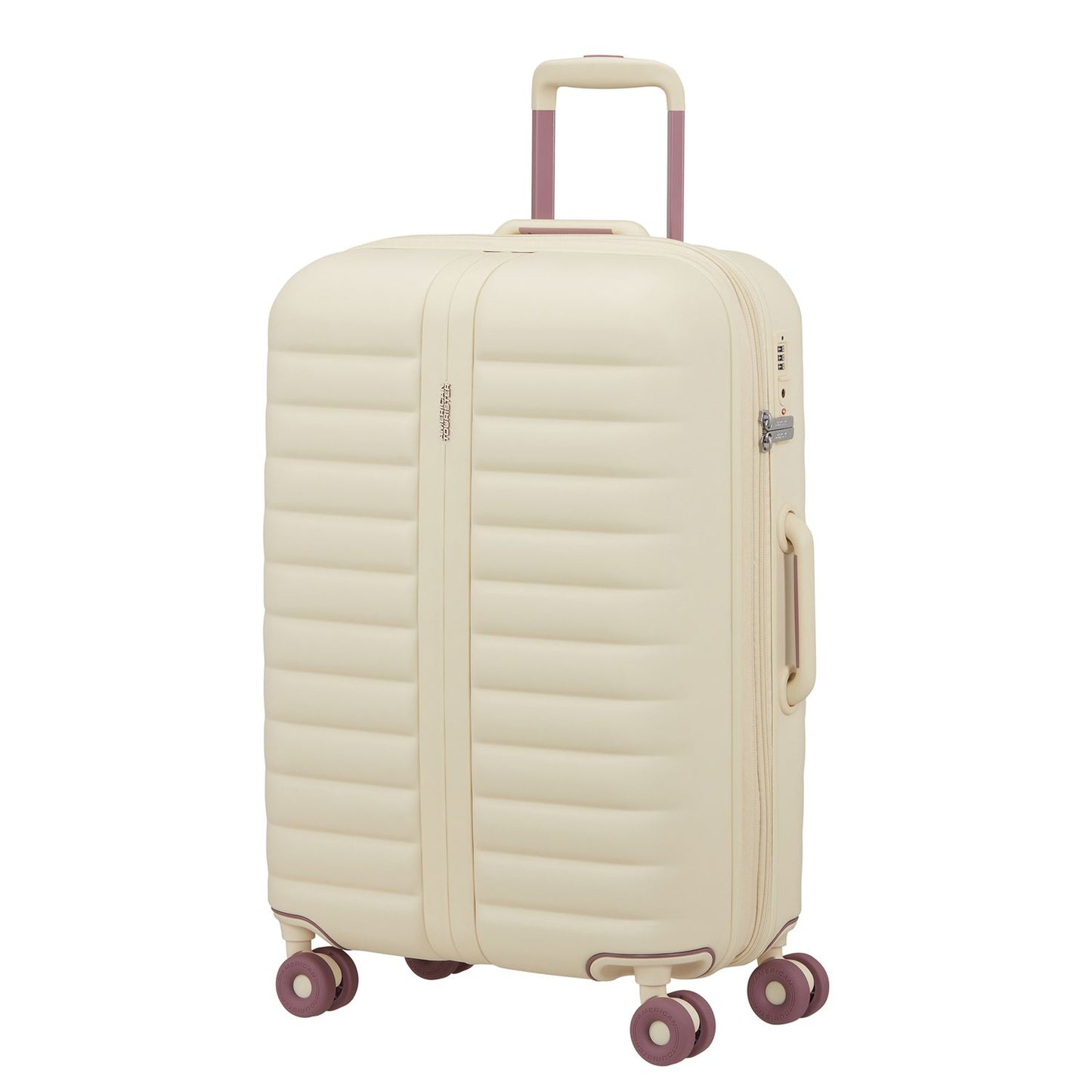 American Tourister Neovibe Spinner 67 cm - Uitbreidbaar 66/74 liter - 67x46x27/30 cm - summer sand