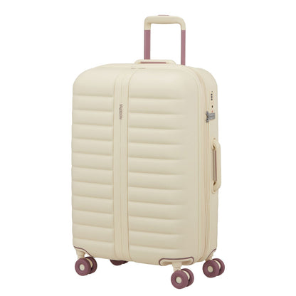 American Tourister Neovibe Spinner 67 cm - Uitbreidbaar 66/74 liter - 67x46x27/30 cm - summer sand