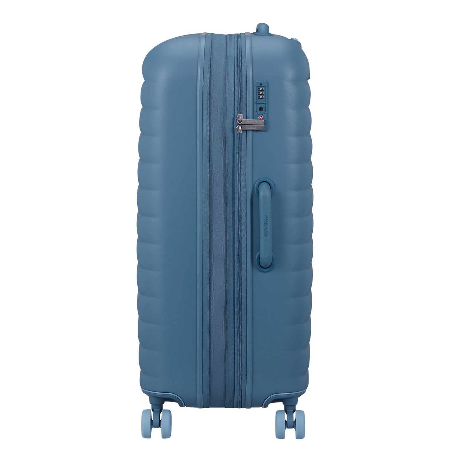 American Tourister Neovibe Spinner 78 cm - Uitbreidbaar 96/106 liter - 77x51x30/33 cm - steel blue