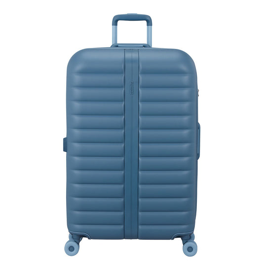 American Tourister Neovibe Spinner 78 cm - Uitbreidbaar 96/106 liter - 77x51x30/33 cm - steel blue