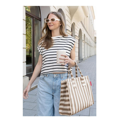 Reisenthel Daily Shopper summerstripes coffee