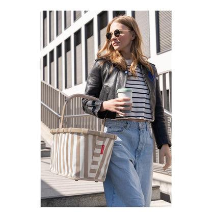 Reisenthel Carrybag summerstripes coffee