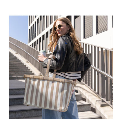 Reisenthel Carrybag summerstripes coffee