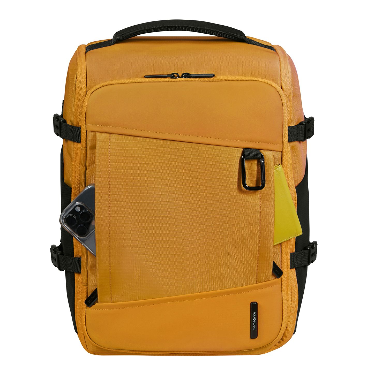 Samsonite 2Fit Underseat Backpack 2 In 1 - 23/31.5 liter - 40/45x30/36x20 cm - mustard yellow