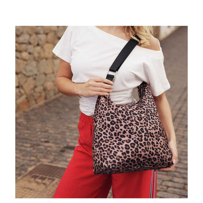 MOSZ Kelly Schoudertas leopard