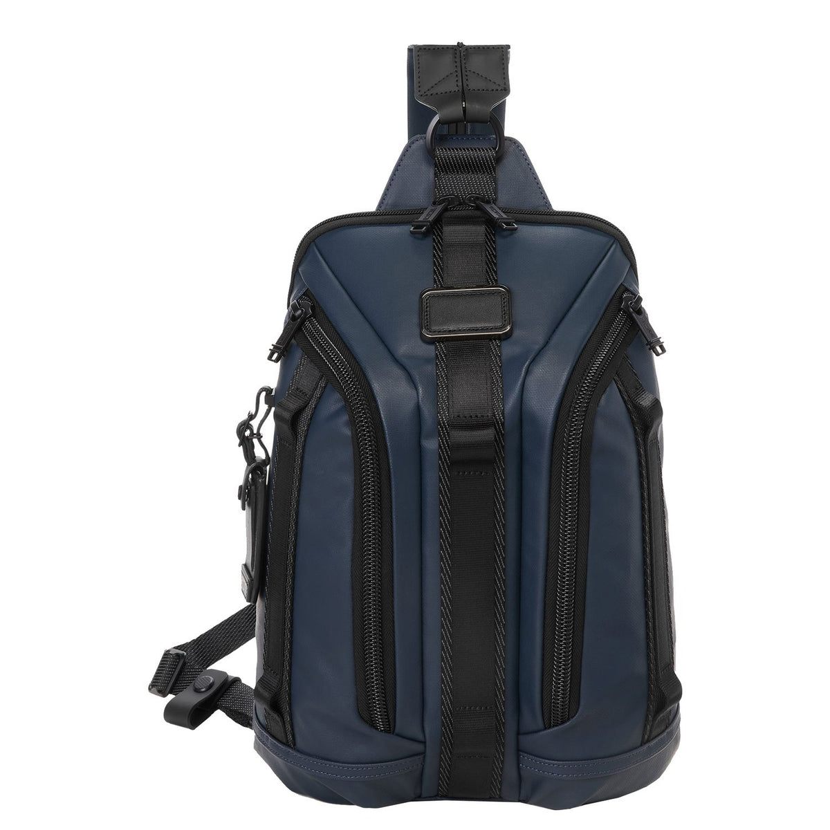 TUMI Alpha Bravo Slingbag navy coated canvas