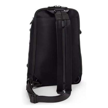 TUMI Alpha Bravo Leren Slingbag zwart