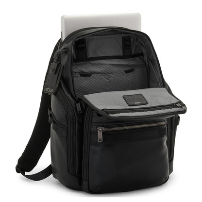 TUMI Alpha Bravo Search Leren Laptop Rugzak - 15" laptopvak - zwart