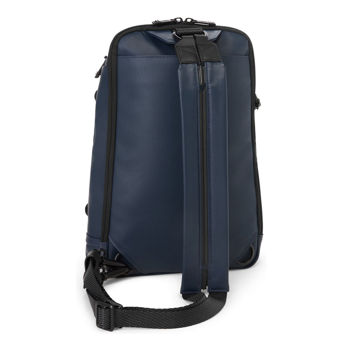 TUMI Alpha Bravo Slingbag navy coated canvas