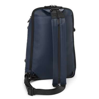 TUMI Alpha Bravo Slingbag navy coated canvas