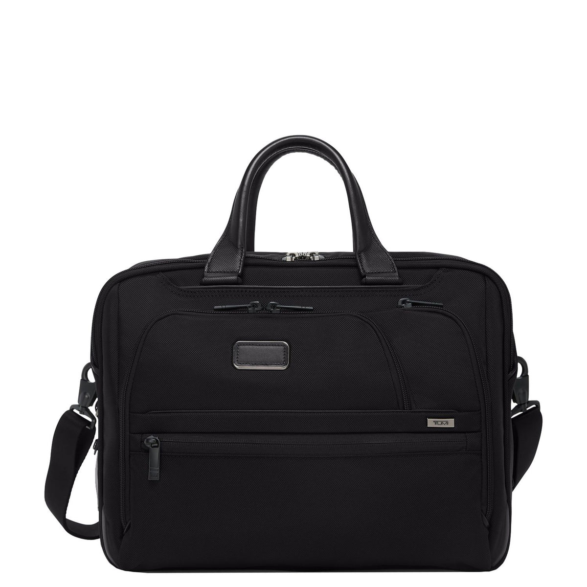 TUMI Alpha Medium Laptop Schoudertas - 15" laptopvak - zwart