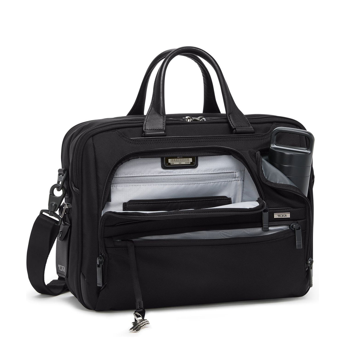 TUMI Alpha Medium Laptop Schoudertas - 15" laptopvak - zwart