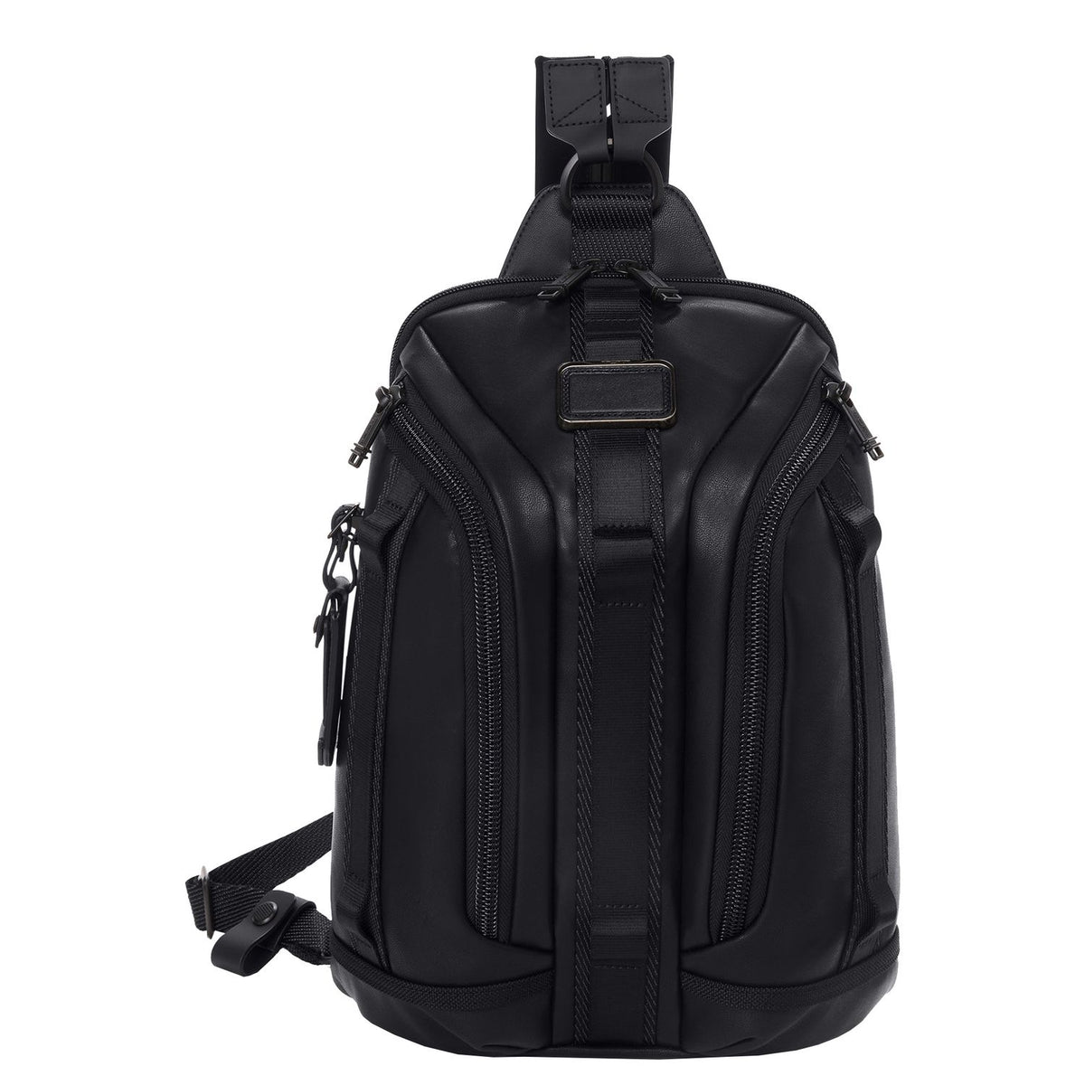 TUMI Alpha Bravo Leren Slingbag zwart