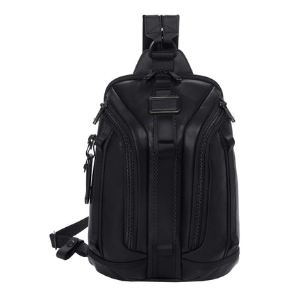 TUMI Alpha Bravo Leren Slingbag zwart