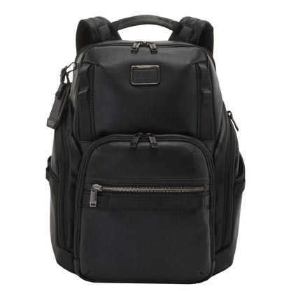 TUMI Alpha Bravo Search Leren Laptop Rugzak - 15" laptopvak - zwart