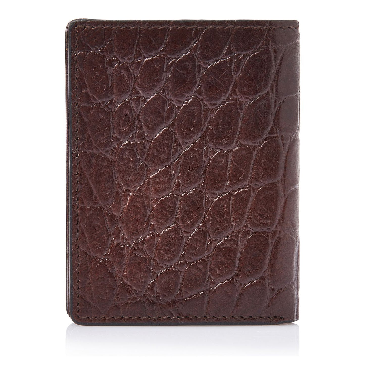 Castelijn & Beerens Croco Mini Wallet - voor 10 pasjes - met RFID bescherming - mocca