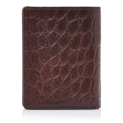 Castelijn & Beerens Croco Mini Wallet - voor 10 pasjes - met RFID bescherming - mocca