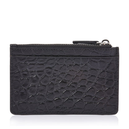 Castelijn & Beerens Croco Mini Portemonnee - voor 7 pasjes - met RFID bescherming - zwart
