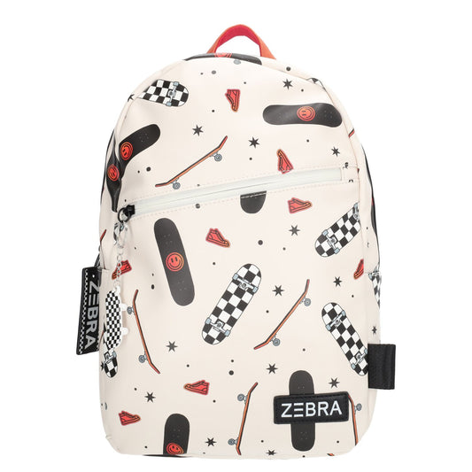 Zebra Trends Levi Kinderrugzak voor jongens - met borstriem - skateboard