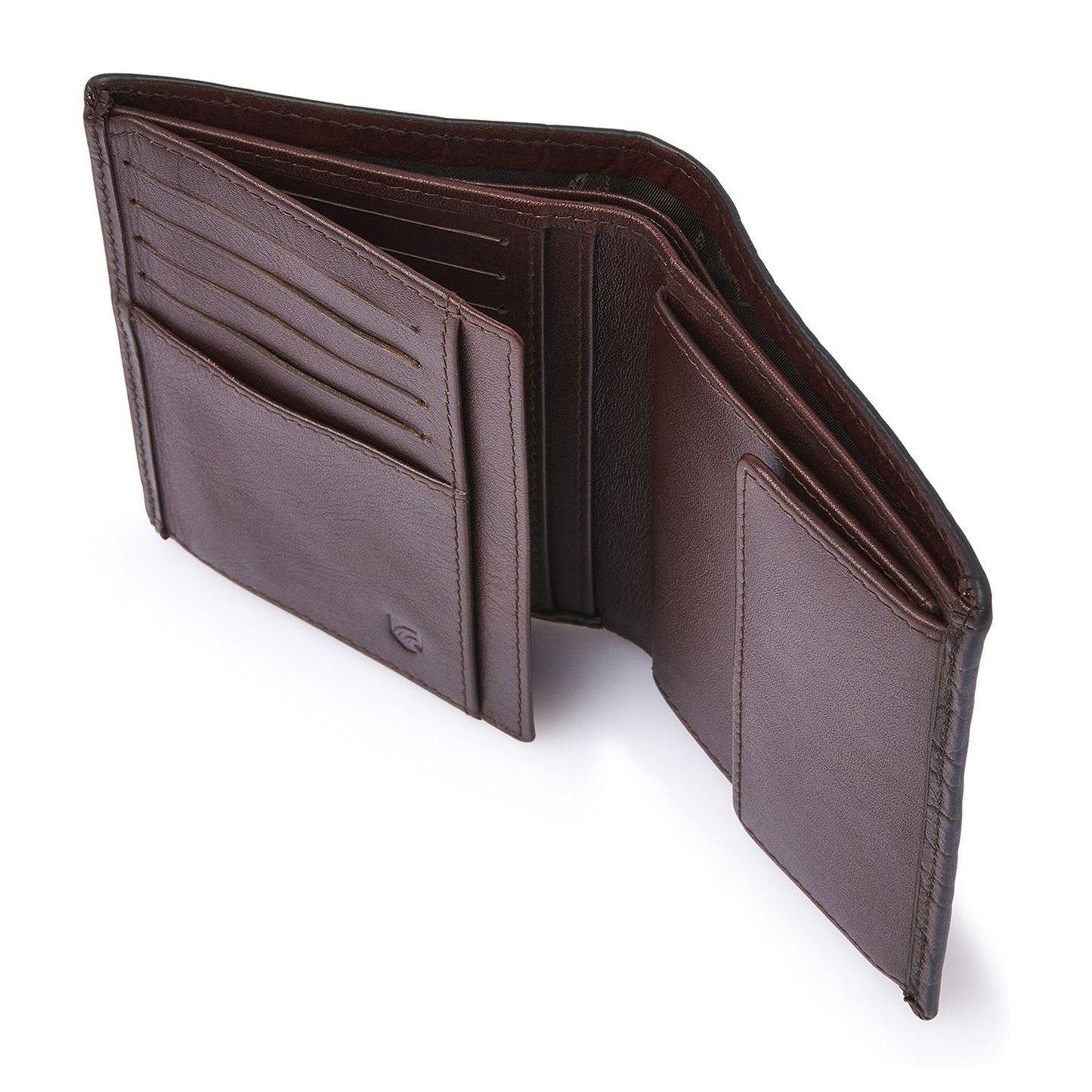 Castelijn & Beerens Croco Billfold - voor 9 pasjes - met RFID bescherming - mocca
